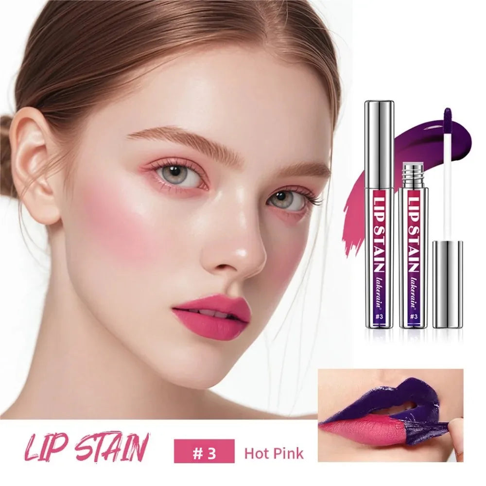 Lakerain Peel-Off Lip Stain – Matte Waterproof Lip Tint