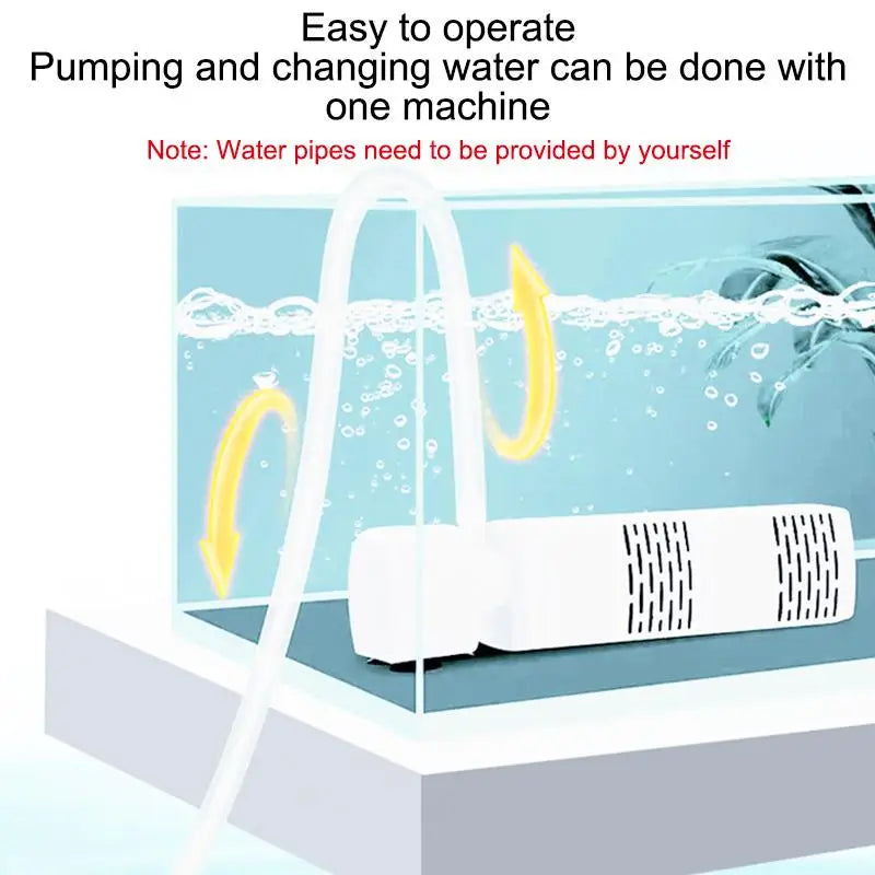 4-in-1 Silent Submersible Aquarium Filter Pump 220V Wave Maker
