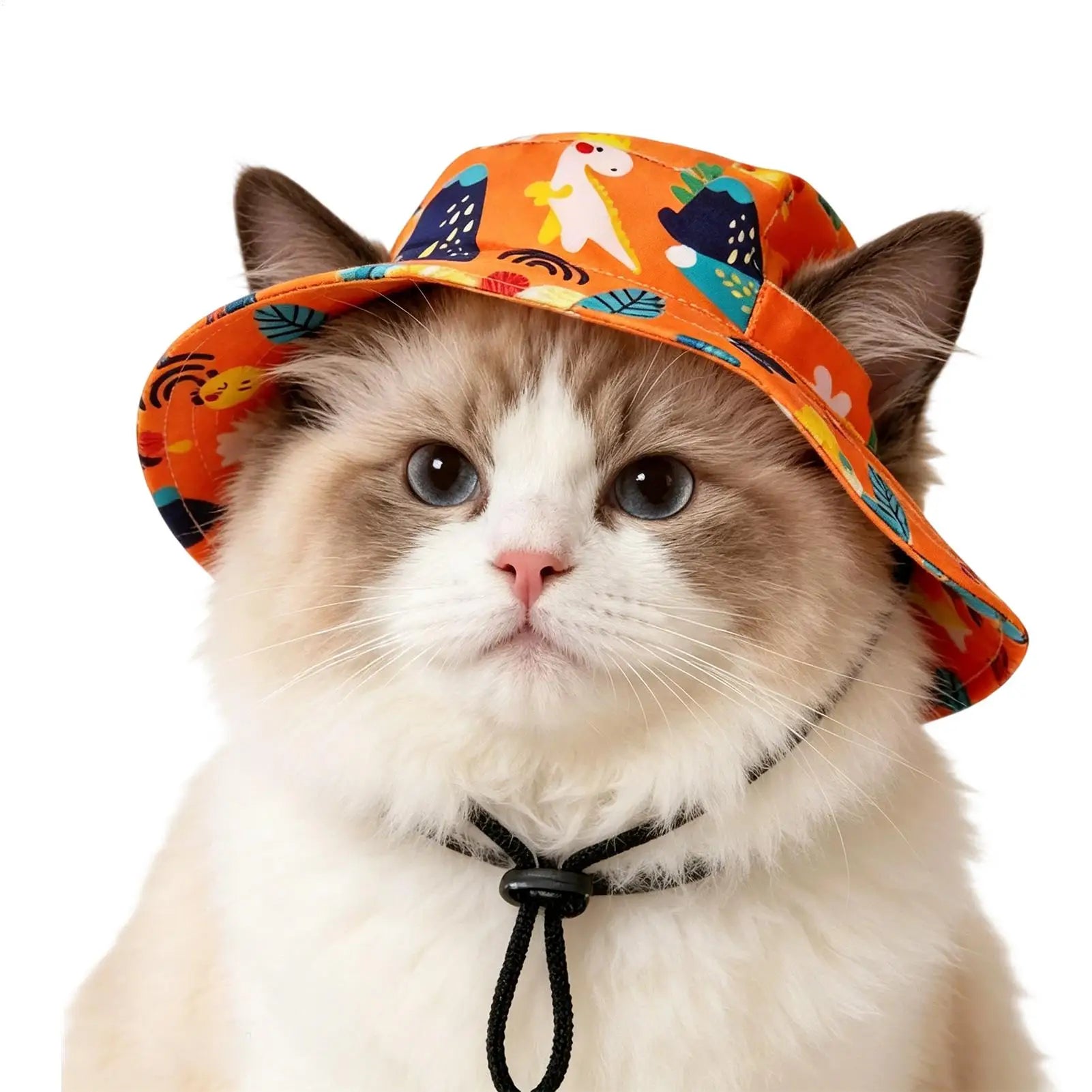 Adjustable Dog Fisherman Hat Ear Exposed Breathable Pet Hat Fashion Dog Sunscreen Hat for Beach Summer Outdoor Oasis Select