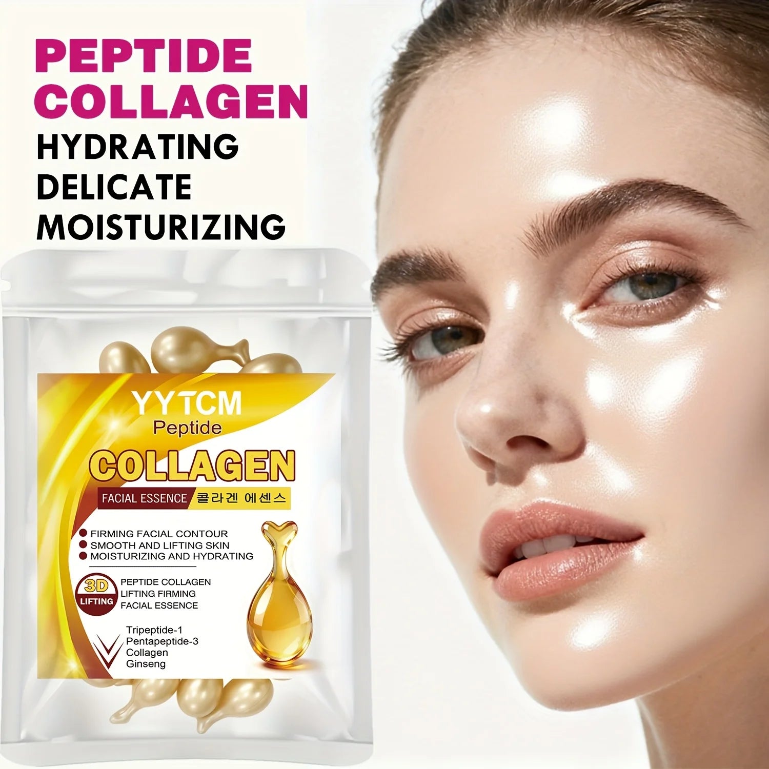 Polypeptide Collagen Essence Capsules – Firming Face Serum Face Serum Capsules Oasis Select