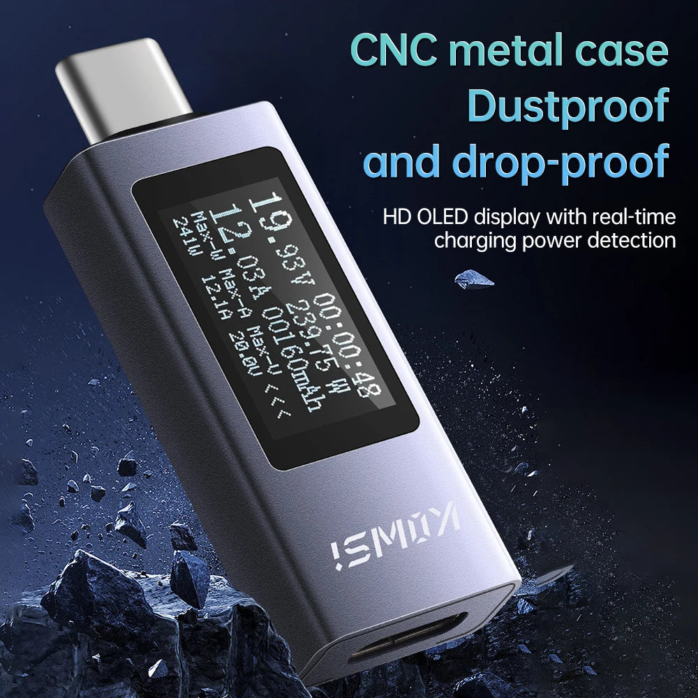 KWS-2302C USB Tester Voltmeter Ammeter Current Voltage Power Meter Current Tester Capacity Tester Cut-off Power Indicator Oasis Select