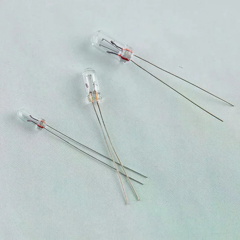25PCS 5mm 4mm 3mm Clear 12V Mini Bulb of Wheat Rice Bulbs Switch Button Bulbs Indicator Bulb Tungsten Lamp Accessories Oasis Select