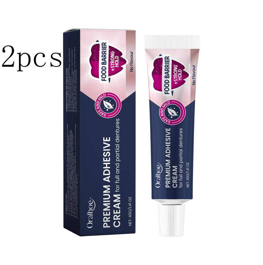40g Fixodent Dental Adhesive Cream For Denture Original Strong Complete Professional Dentures Glue Dentistry Products Oasis Select 80g boxed