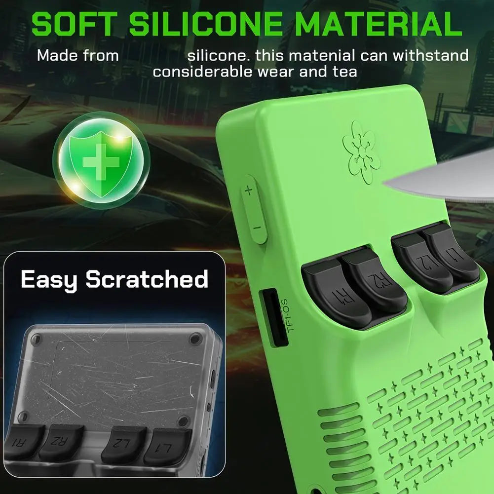 Silicone Case for Anbernic R36S Handheld Console – 8 Colors