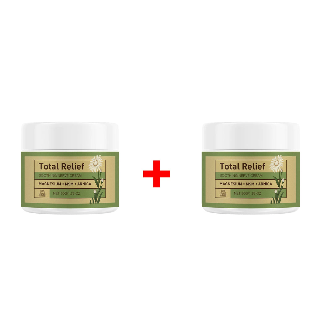 Magnesium Soothing Cream Nerves Relief Long-Lasting Hydration Prevent Drying Moisturizing Body Cream Oasis Select 2pcs