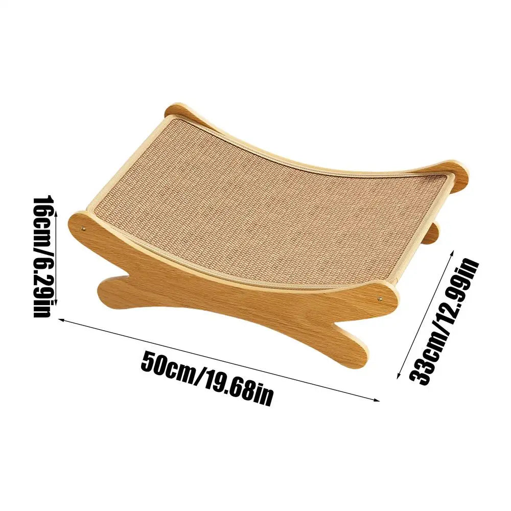 Cat Scratch Pad 2 in 1 Scratch Lounge Cat Bed Breathable Wear-Resistant Cat Lounge Bed Nest for Indoor Outdoor Oasis Select A