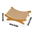 Cat Scratch Pad 2 in 1 Scratch Lounge Cat Bed Breathable Wear-Resistant Cat Lounge Bed Nest for Indoor Outdoor Oasis Select A