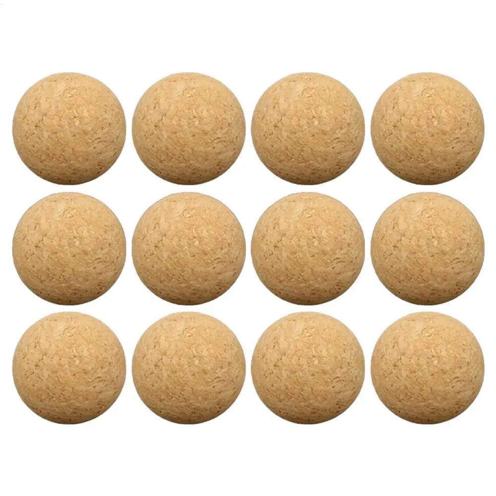 1Pcs/6pcs/12pcs 36mm Cork Solid Wood Foosball Table Soccer Ball Football Baby Foot Table Football Desktop Table Soccer Oasis Select 12pcs