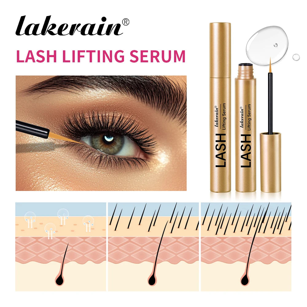 Eyelash Growth Serum Enhancer Eye Lash Fuller Thicker Nourish Lashes Longer Lengthening Lifting Eyelashes Essence Eyelash Makeup Oasis Select