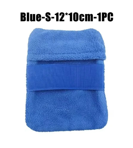 1PC Beach Sand Remover Sand Removal Gloves Beach Sand Removal Bag Sand Removal Brush Beach Holiday Camping Outdoor Essential Oasis Select S-blue