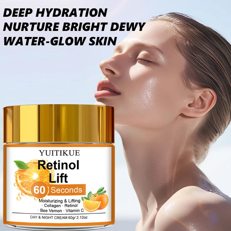 YUITIKUE Retinol Lift Cream – Anti-Aging Face Moisturizer 60g