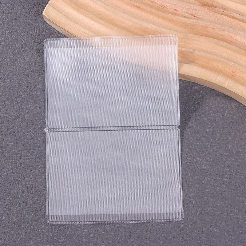 50-Pack Transparent PVC Waterproof Card Holders for ID & Credit Card Holder Sleeves Oasis Select
