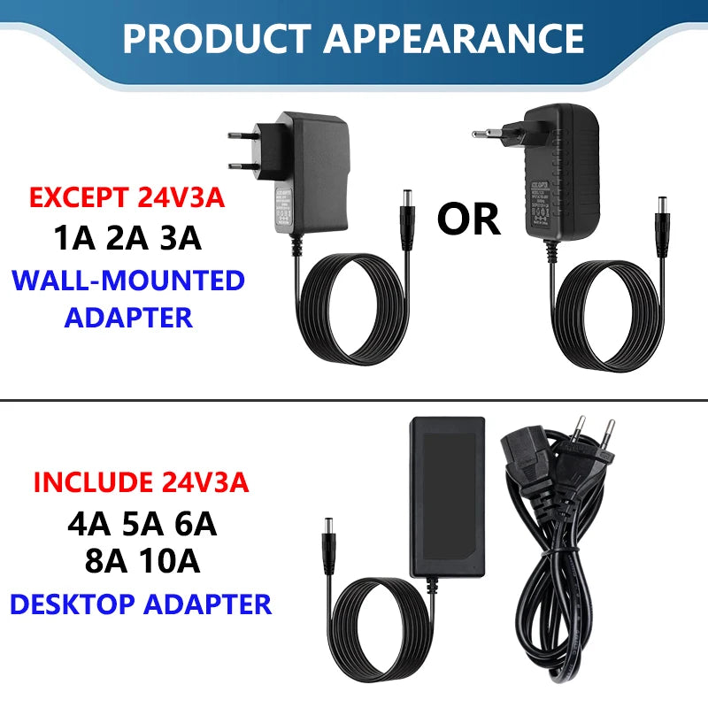 DC Power Supply 12V 24V 5V 6V 8V 9V 10V 13V 15V Power Supply Adapter Transformer AC 220V 110V TO DC 12 24 5 6 8 9 10 13 15 Volt Oasis Select