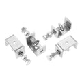 4Pcs Stainless Steel C-clamp Jaw for Mounting U Clamps Small Desk Clamp 20/30/45mm Ssembly Fastening Bonding Welding Tools Oasis Select opening width 20mm
