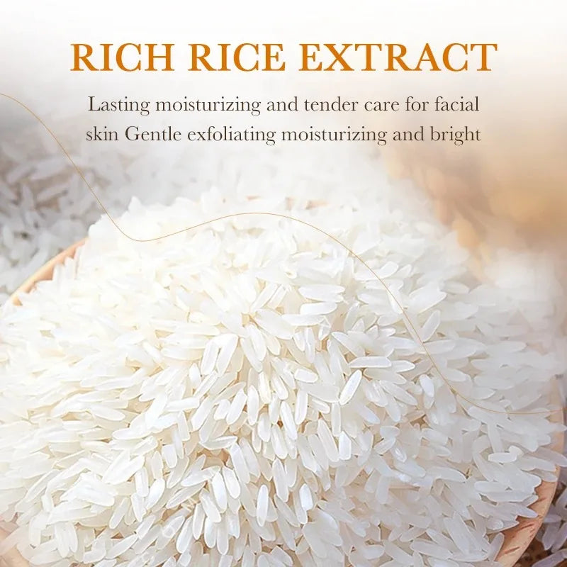 BIOAOUA Rice Puree Foaming Cleanser 120ml | Mousse & Brush Foaming Facial Cleanser Oasis Select