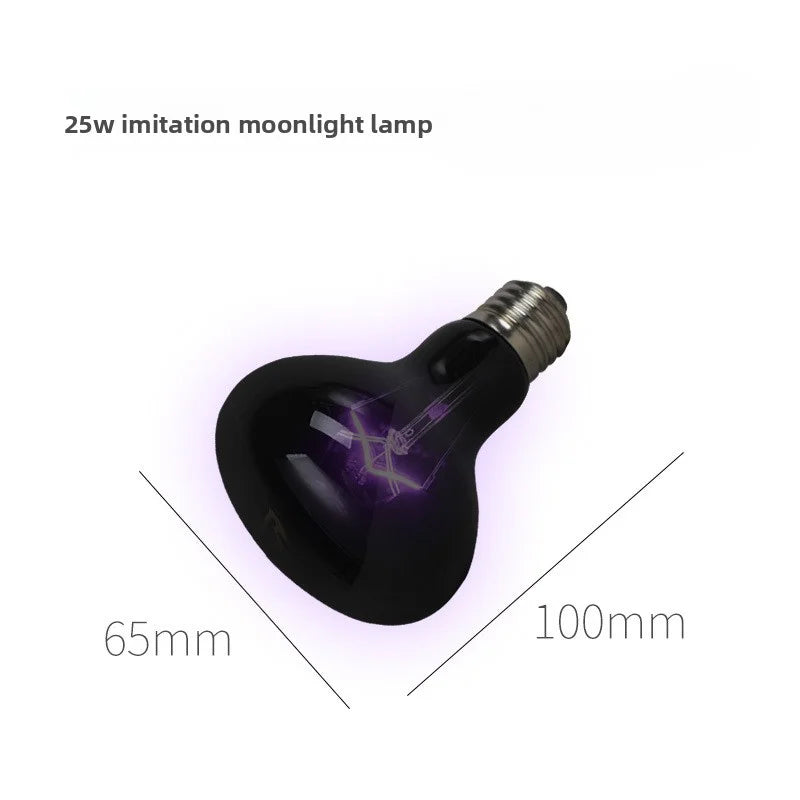 Reptile Moonlight Night Lamp | Chameleon & Lizard Heat Bulb