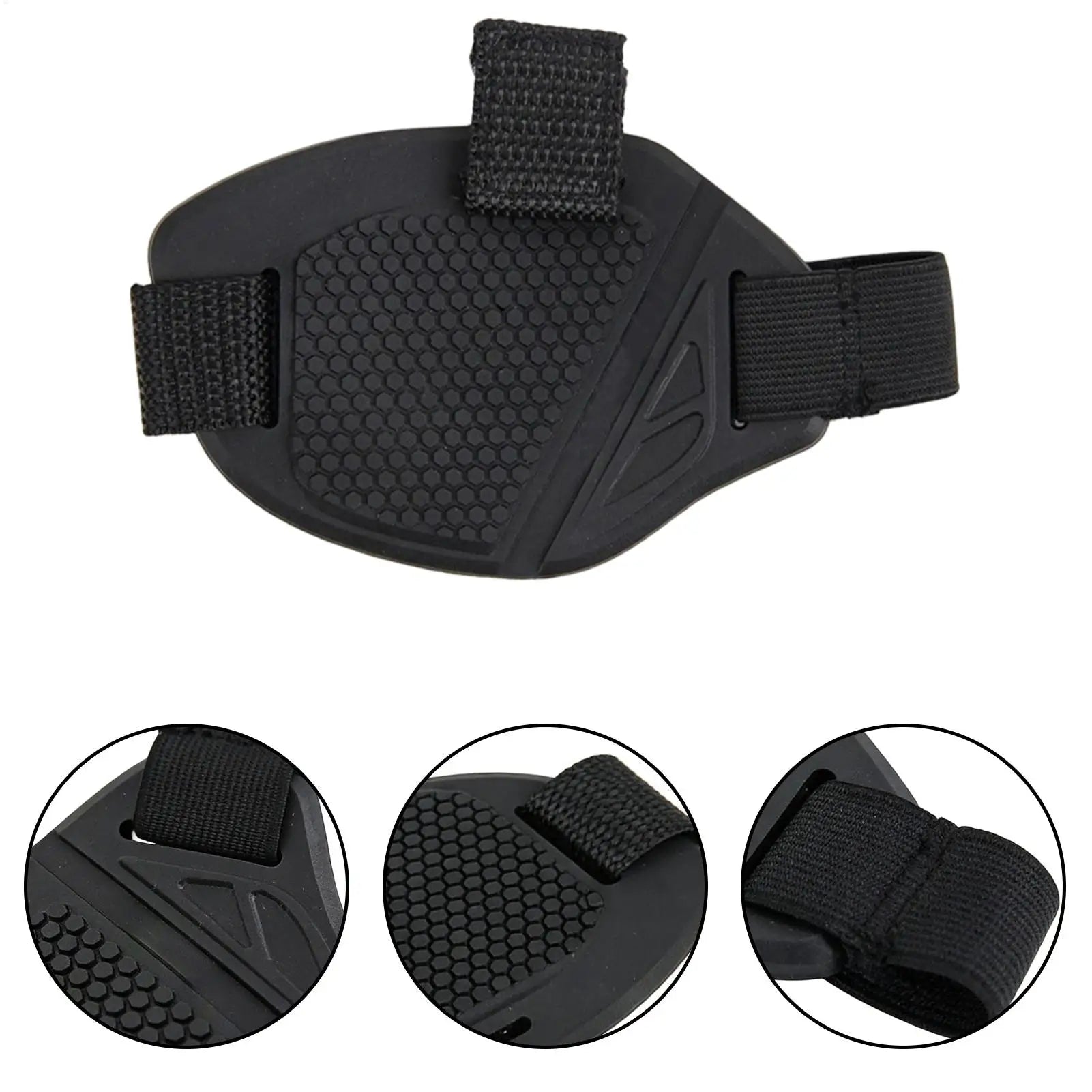 Motorcycle Shift Pad Anti-Slip Gear Shoes Cover Motorcycle Boots Cover Protector Pad Pedal Foot Pad Rubber Cover Accessories Oasis Select