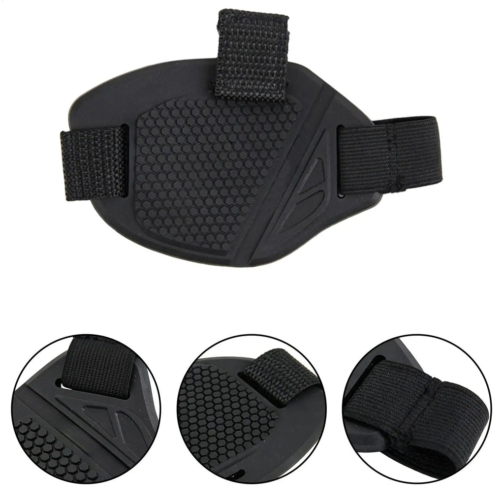Motorcycle Shift Pad Anti-Slip Gear Shoes Cover Motorcycle Boots Cover Protector Pad Pedal Foot Pad Rubber Cover Accessories Oasis Select