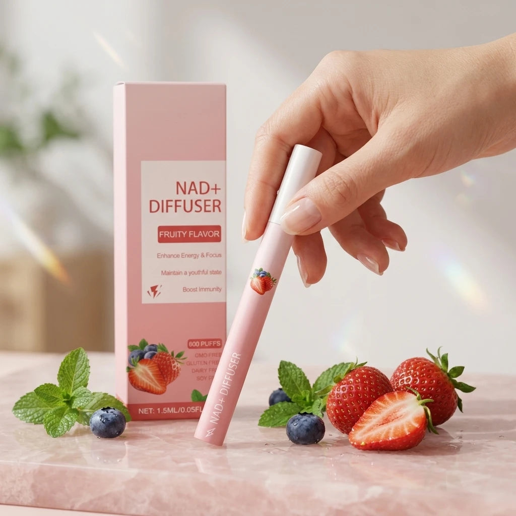 Herbal Energy Stick NAD+ Diffuser Enhance Focus Boost Immunity Improve Body Vitality Soothing Relax Breathing Air Freshener Pen Oasis Select