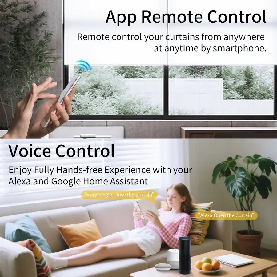 Tuya WiFi Smart Curtain Switch – Alexa & Google Home Smart Curtain Switch Oasis Select