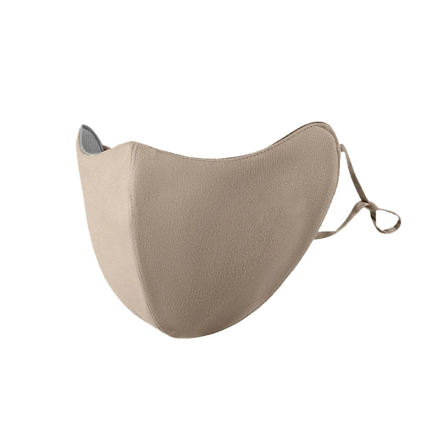 Fashion Warm Face Mask for Women High Quality Washable Reusable Anti Dust Windproof Mouth-muffle Winter Warm Breathable Mask Oasis Select camel