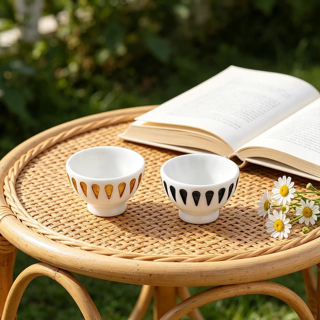 2/4 PCS Miniature Resin Bowls Hand Painted Dollhouse Kitchen Tableware Realistic Mini Food Props DIY Craft Accessories Oasis Select