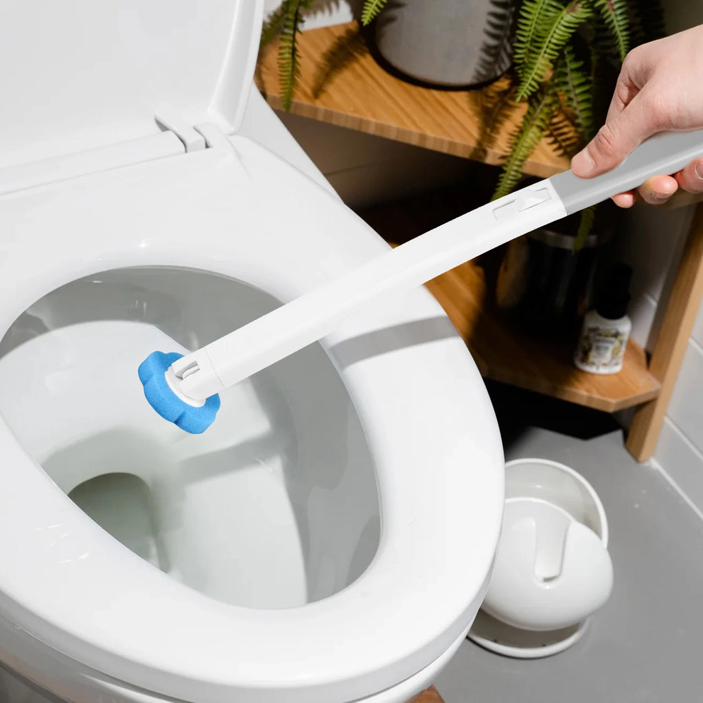 18/36Pcs Disposable Toilet Brush Wall Mounted Toilet Brush with Replacement Head Cleaning Set Home Bathroom WC Accessories Oasis Select