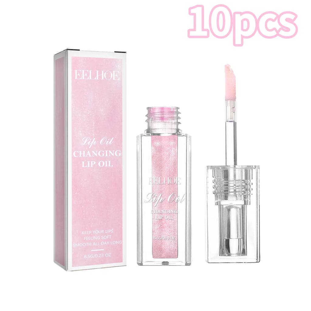 Color Changing Lip Oil Fades ＆ Smoothes Fine Lines On The Lips Moisturizes ＆ Prevents Dryness ＆ Cracking Color Changing Lip Care Oasis Select 10pcs