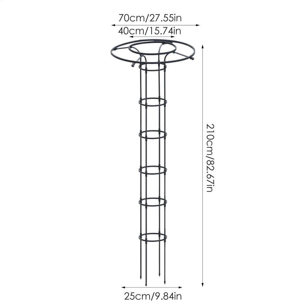 1pc Garden Trellis Umbrella Tower Plant Trellis For Climbing Plants Trellis Support DIY Climbing Trellis Flower Pots Supports Oasis Select