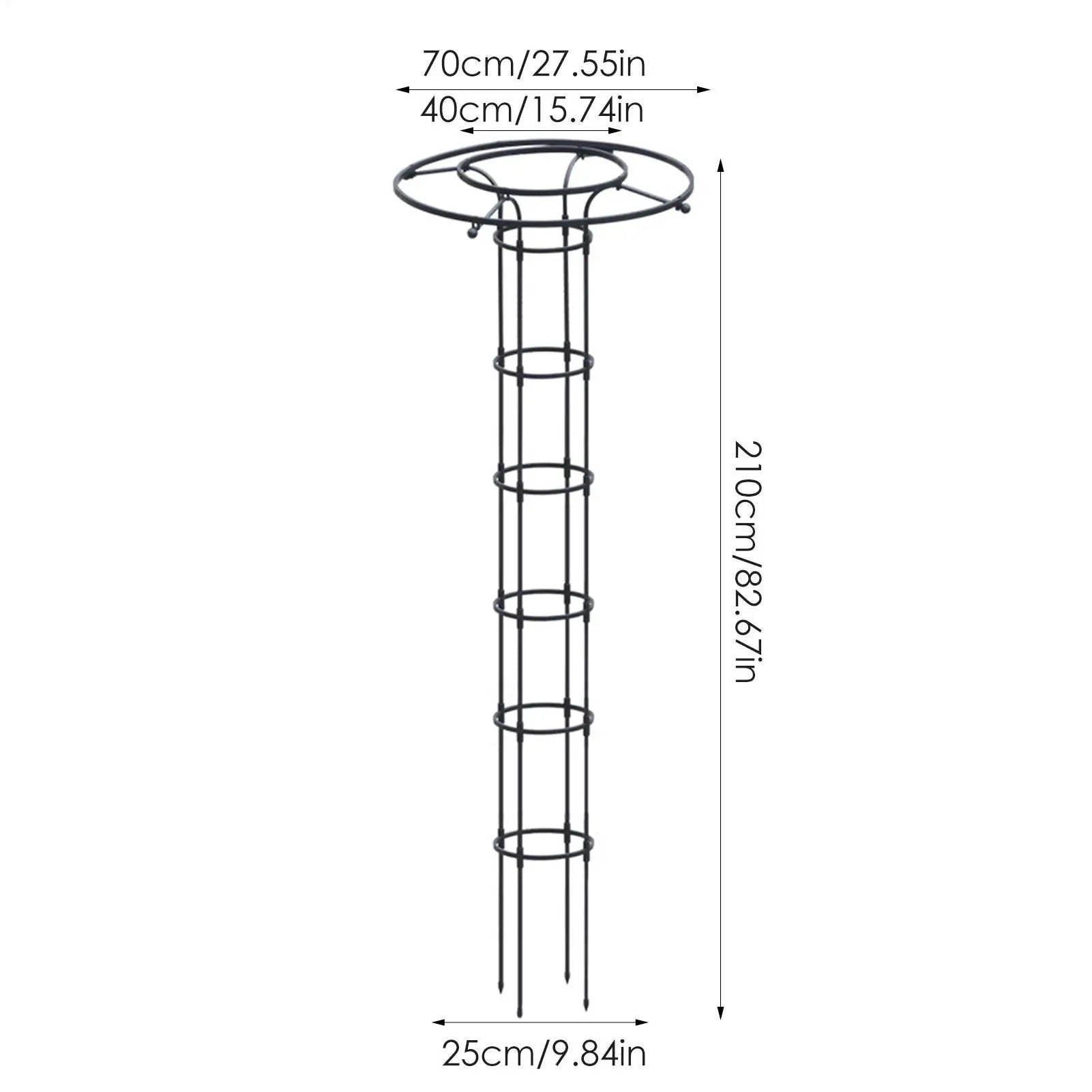 1pc Garden Trellis Umbrella Tower Plant Trellis For Climbing Plants Trellis Support DIY Climbing Trellis Flower Pots Supports Oasis Select