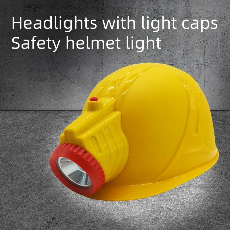SHINEKNOT LED Safety Helmet Mining Lamp | USB Rechargeable