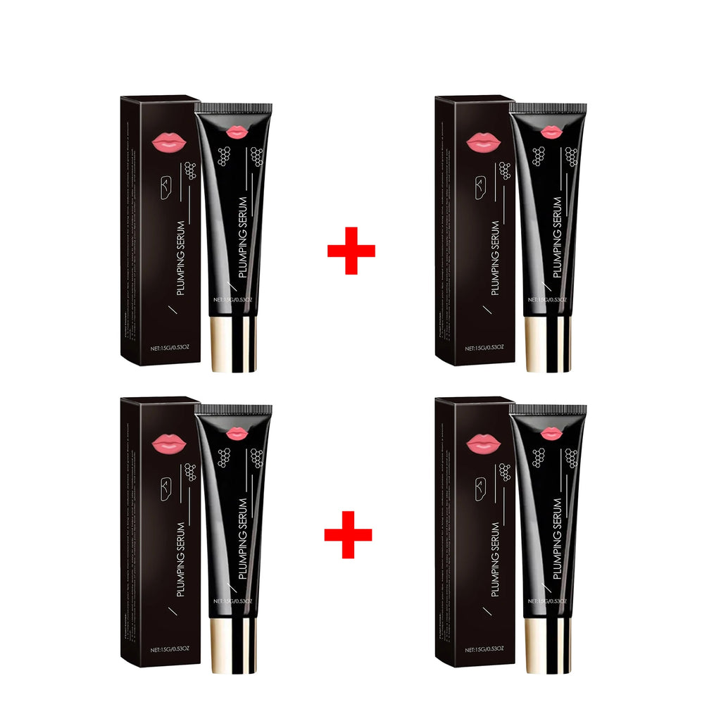 Plumping Serum for Lip Fade Fine Lines Lip Volumizing Serum for Smoother,Fuller Lips Sexy Enhance Lip Elasticity Lips Care 15g Oasis Select 4pcs
