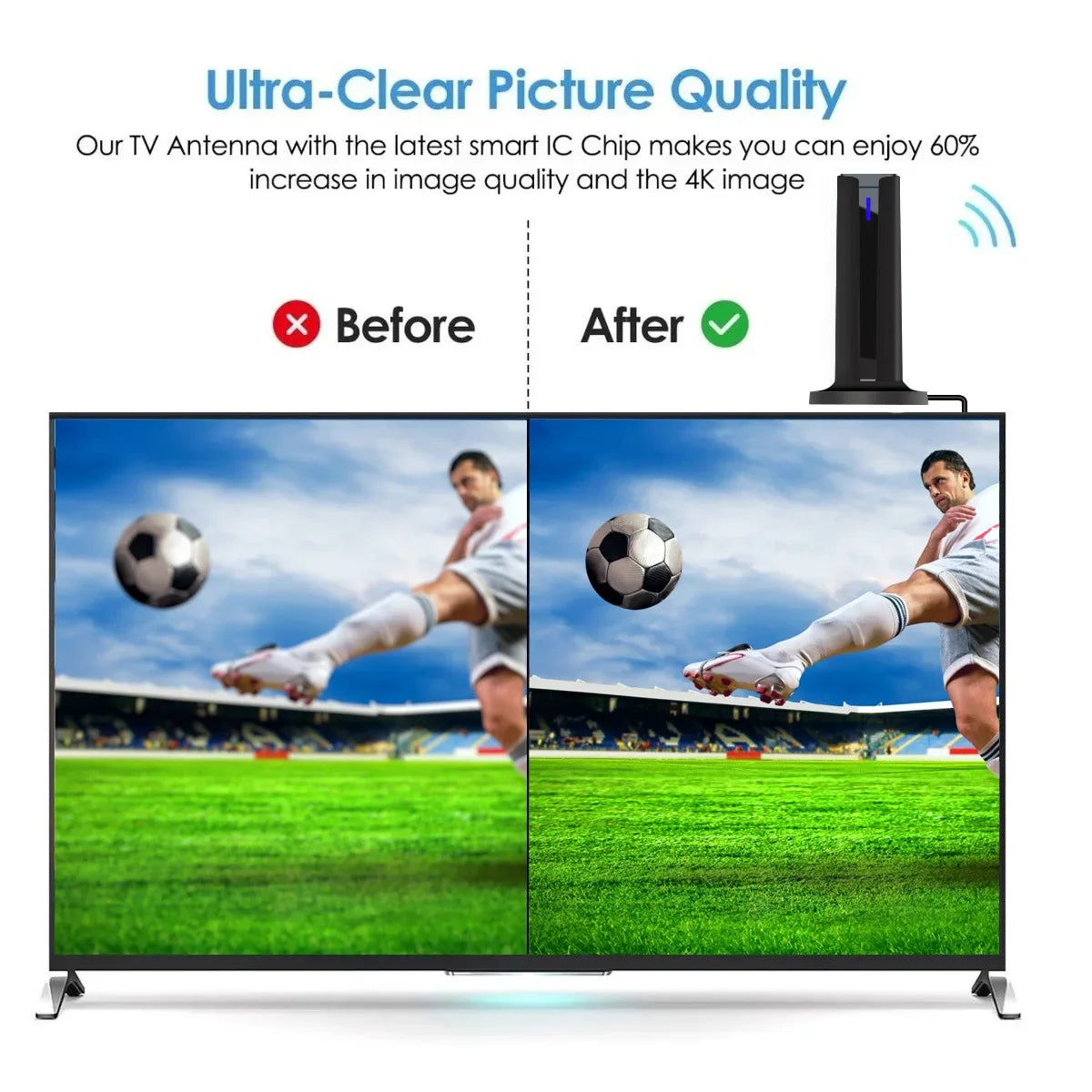 New DTMB digital TV antenna receiver indoor and outdoor high-definition digital ground wave HDTV antenna Oasis Select