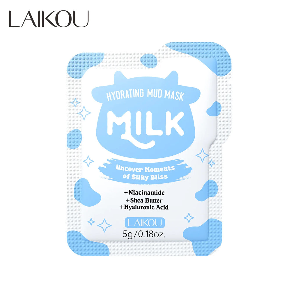 LAIKOU Milk Mud Mask – Pore Cleanse, Oil Control & Brightening Clay Face Mask Oasis Select
