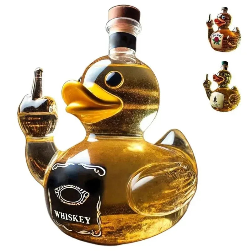 Novelty Animal Shape Whiskey Decanter Creative Glass Liquor Bottle for Scotch Bourbon & Whiskey Bar Decor & Gift Oasis Select