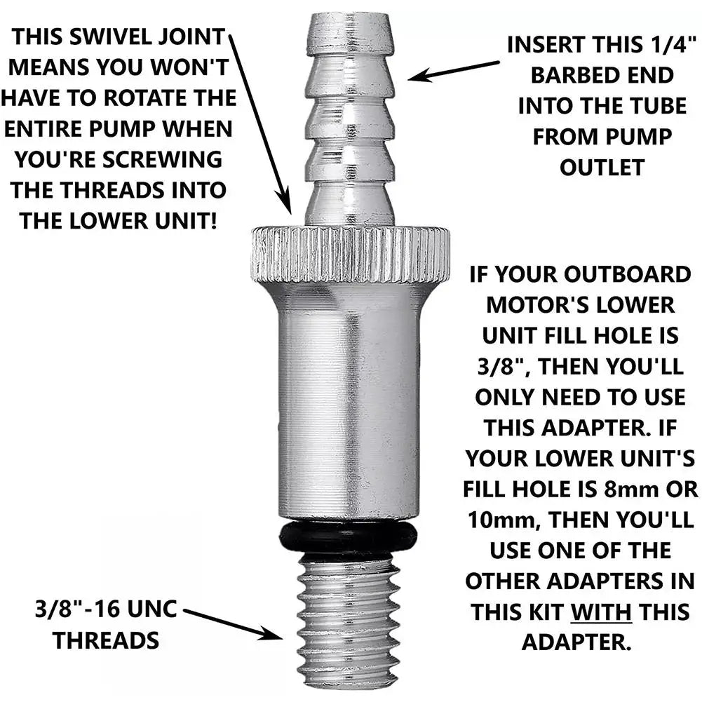 Marine Lower Unit Gear Lube Pump | Fits Mercury Outboards Marine Gear Lube Pump Oasis Select