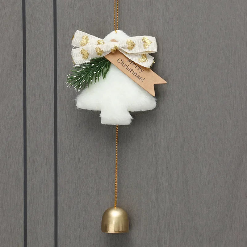 Christmas Tree Hanging Pendants Happy New Year Bell Pendant Merry Christmas Decorations for Home Xmas Ornaments Couple Gift Oasis Select Style 4