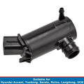 OEM985101C000 Washer Pump Replacement Fit Hyundai Elantra Kia Rio Spectra High Pressure Spray Nozzle Auto Accessories Electrical Oasis Select black