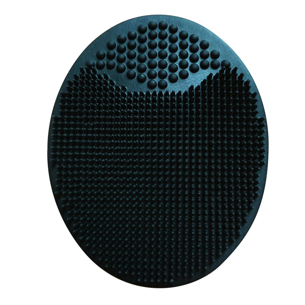 1/2pcs Shampoo Brush for Baby Infant Bathing Soft Silicone Boys Kids Shower Brush Head Hair Washing Massage Brushes Wipe Comb Oasis Select black