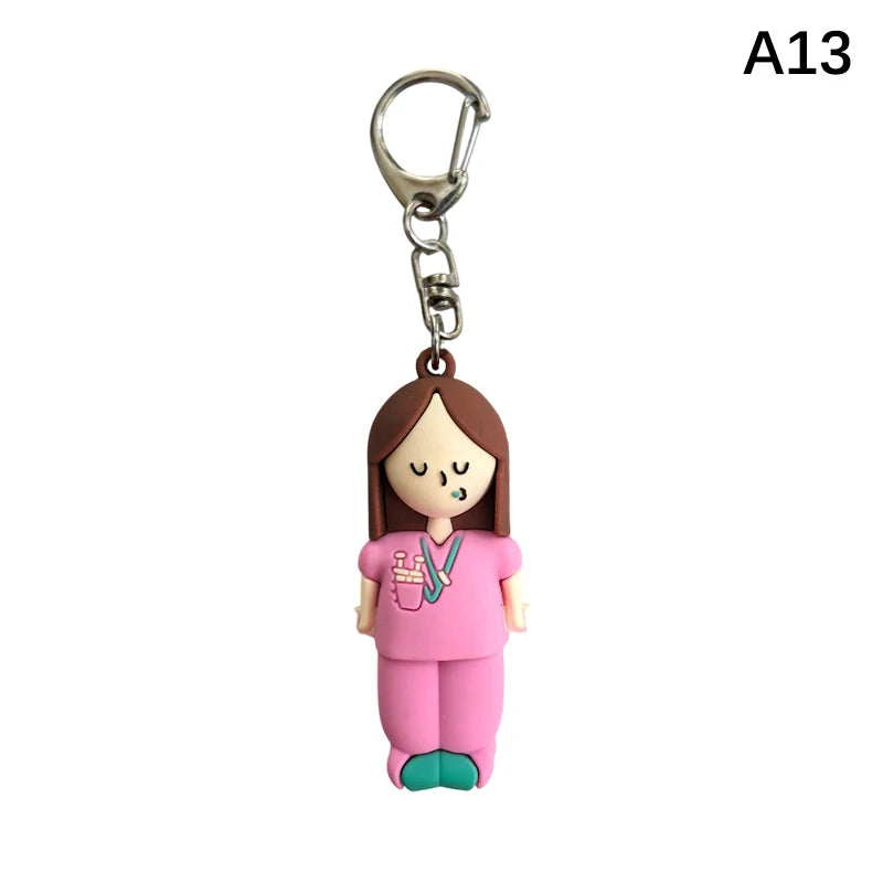 Syringe-Shaped Ampoule Bottle Opener Keychain Rubber Cutter Aid Medication Vial Breaker Tool For Home Nurses And Doctors Oasis Select A13