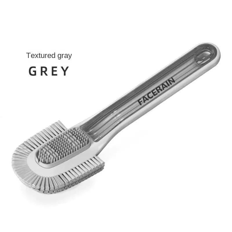 Double-Sided Shoe Brush for Suede, Leather & Canvas Shoes Shoe Cleaning Brush Oasis Select Gray