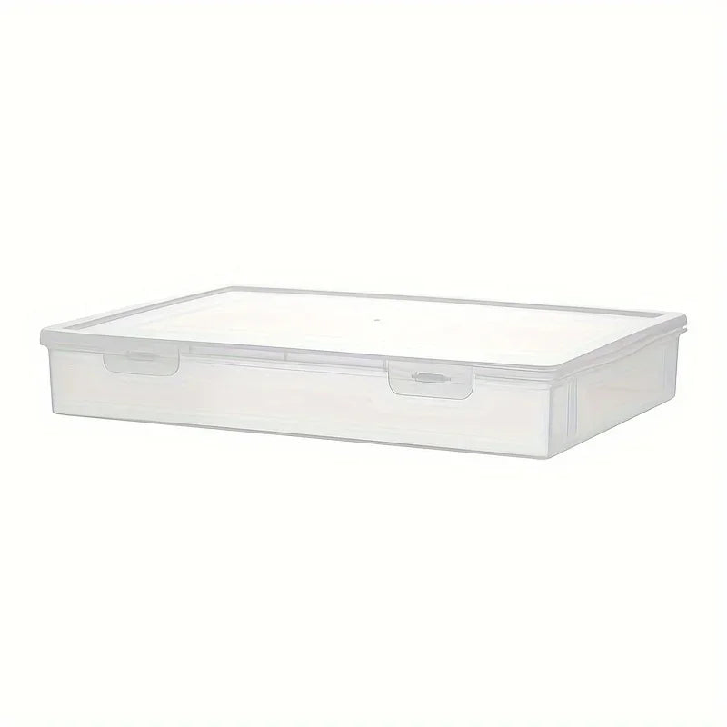 Large Capacity Pencil Case Transparent Plastic Notebook Sketch Marker Colored Lead Painting Storage Box, Back To School Supplies Oasis Select