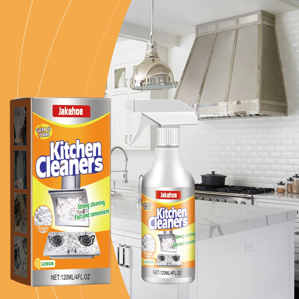 Jakehoe Kitchen Foam Cleaner Spray Powerful Dissolving And Removing Stubborn Oil Stain Clean Cooking Utensil Multipurpose Spray Oasis Select
