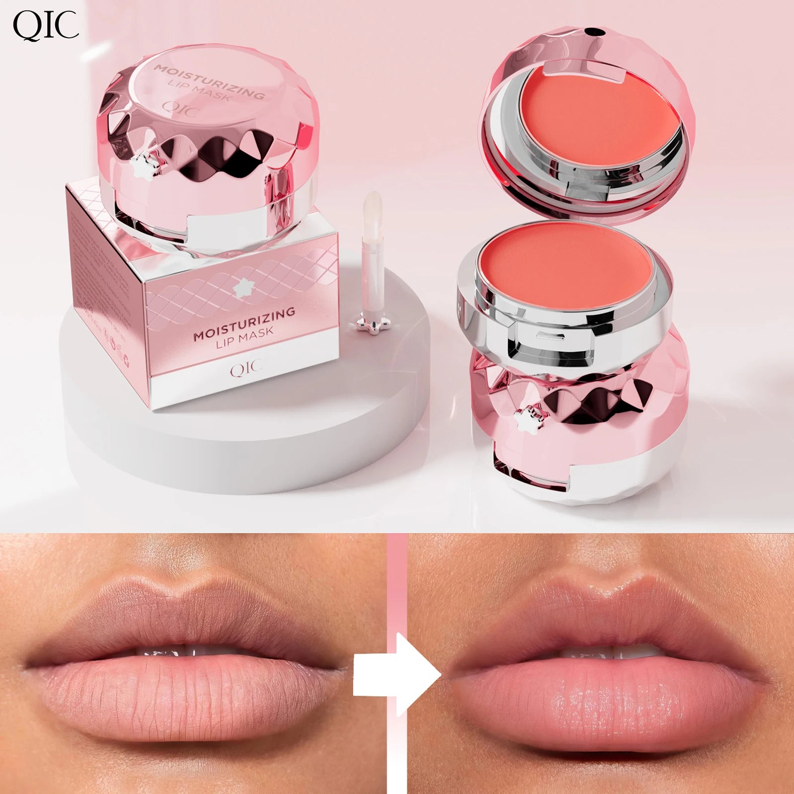 QIC Moisturizing Lip Balm Mask – Hydrating Nourishing Lip Care