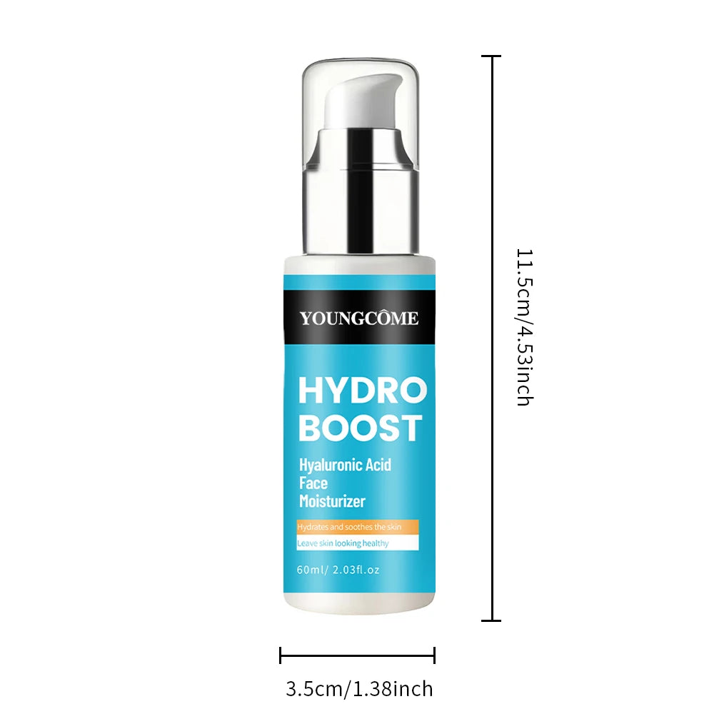 YOUNGCOME Hyaluronic Acid Face Moisturizer – 24H Hydration 60ml