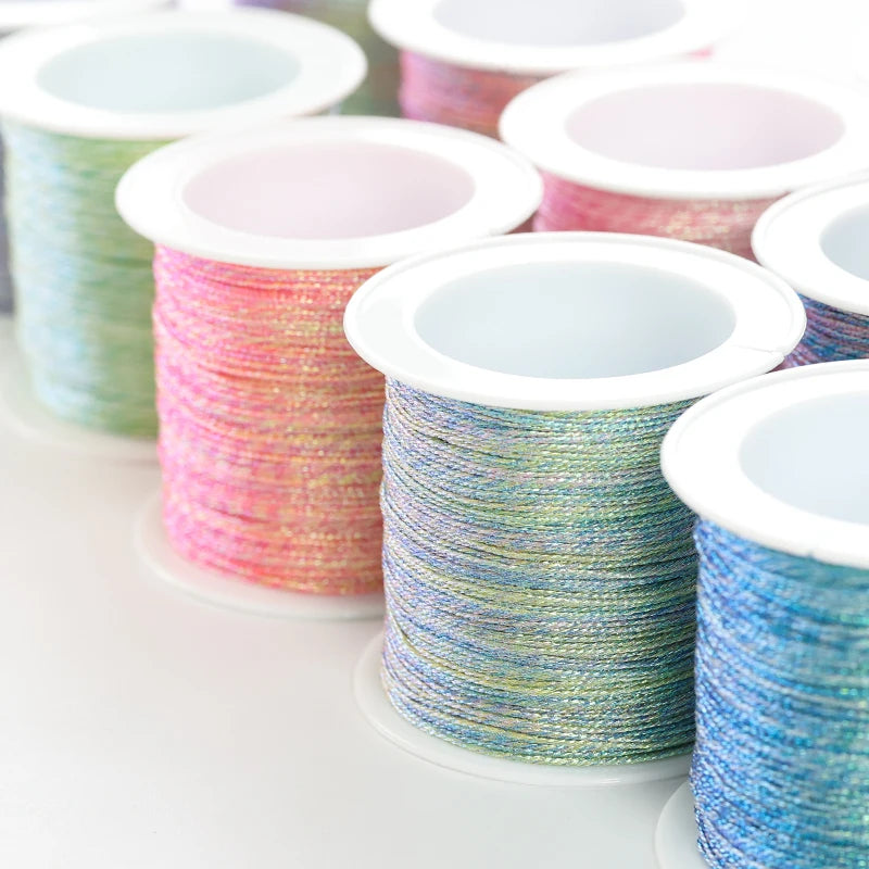 50m/0.4mm Nylon Cord Rope Beading DIY Handmade Necklaces Bracelets Jewelry Making Supplies Sewing Thread Cord Material Crafts Oasis Select