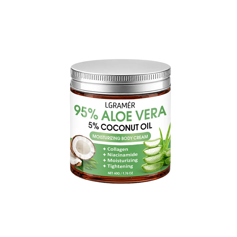 95% Aloe Vera Body Cream – Coconut Oil & Niacinamide | 30g