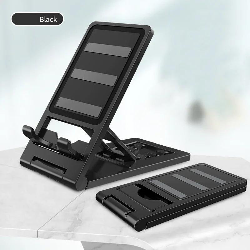 Foldable Desktop Phone Holder Stand - Adjustable Lazy Bracket for iPhone 17 Pro, iPad & Tablets - Portable Tablet Stand Oasis Select