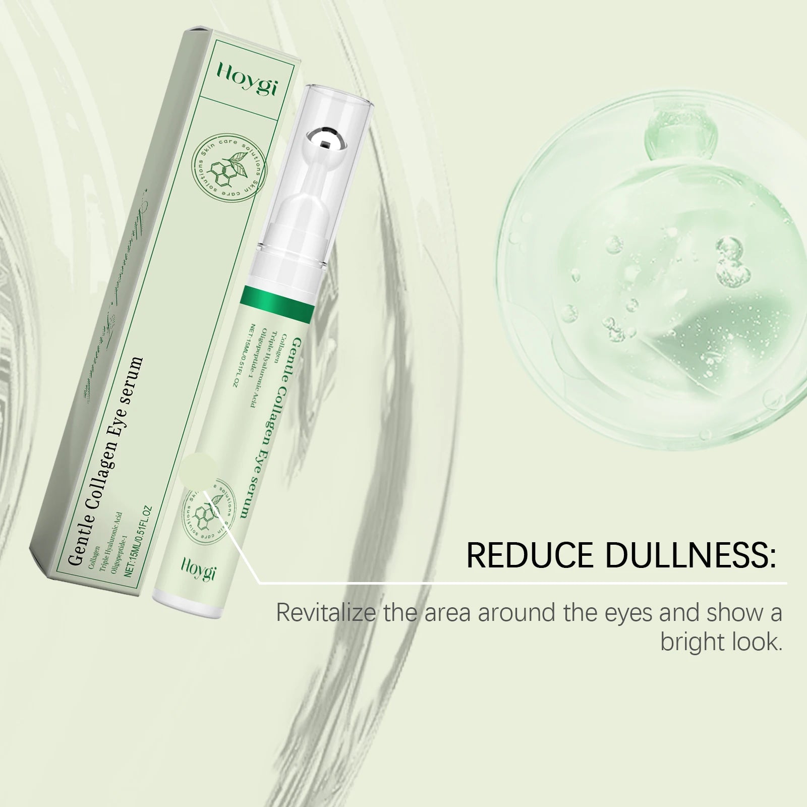 Collagen Eye Serum Cream Anti Dark Circles Eye Bags Eyes Repair Brightening Tighten Under Lifting Roller Moisturizing Puffy Oasis Select