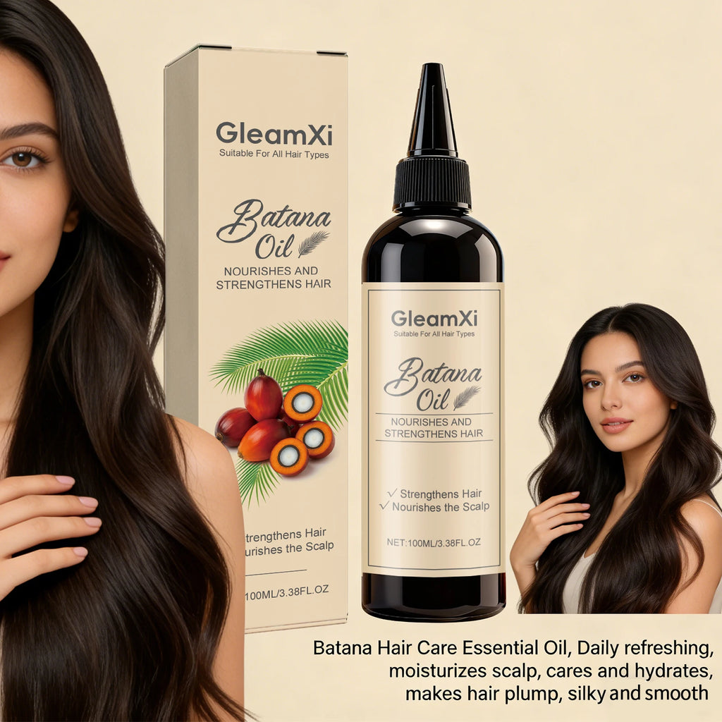 Batana Hair Care Essential Oil Reduce Hair Loss Strengthen Hair Nourish Scalp Anti Hair Frizz Increase Hair Elasticity Hair Care Oasis Select